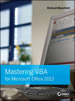 cover image of Mastering VBA for Microsoft Office 2013
